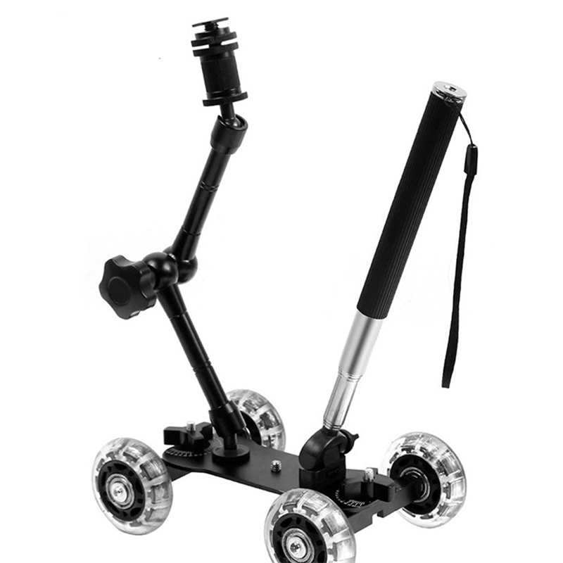 Mobile Rolling Sliding Dolly S - Camera Slider Rail review and price