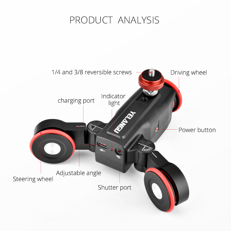 YELANGU L5 Motorized Camera Sl - Camera Slider Rail review and price