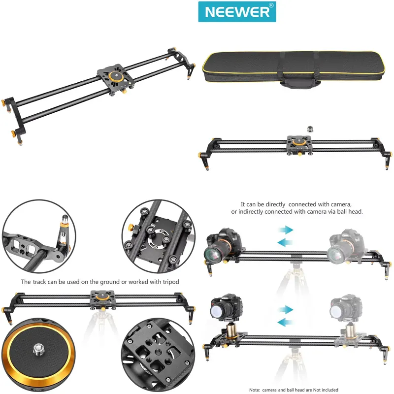 Neewer 39.4 Inches/100 Cm Carb - Camera Slider Rail review and price