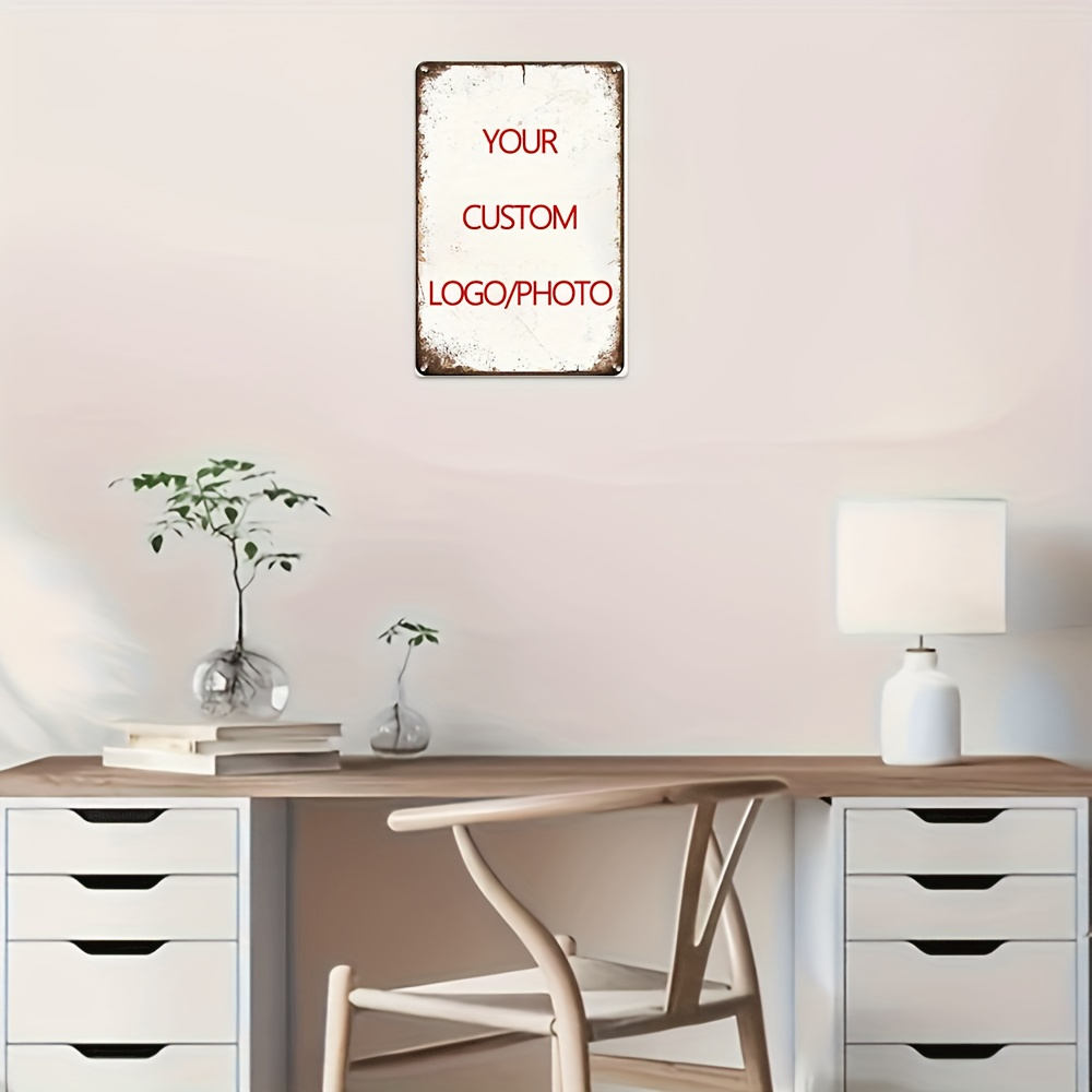Custom Metal Tin Sign Personal - Photography Logo review and price